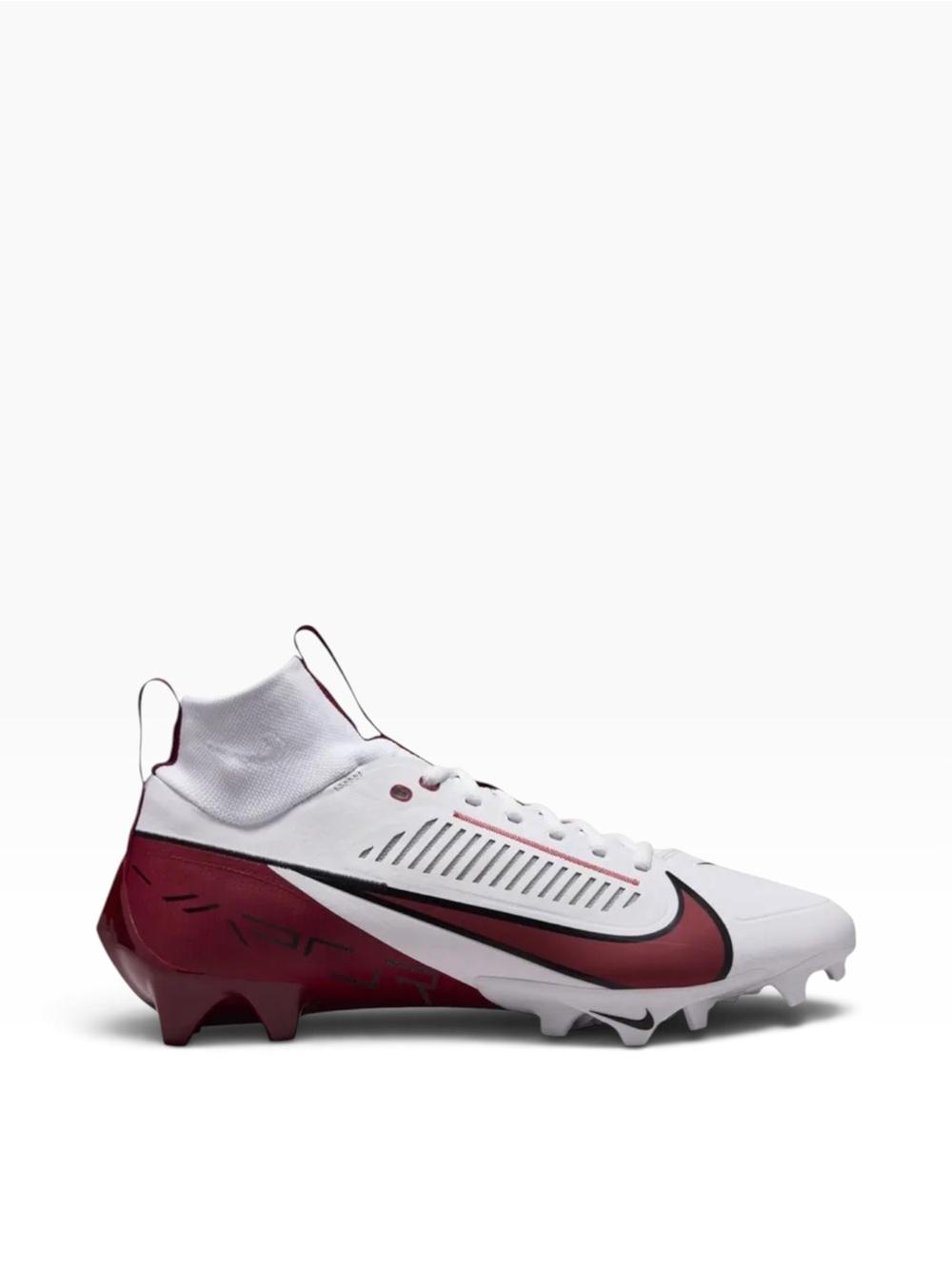 Nike Vapor Edge Pro 360 2 Football Cleats White Maroon Men’s Size 9